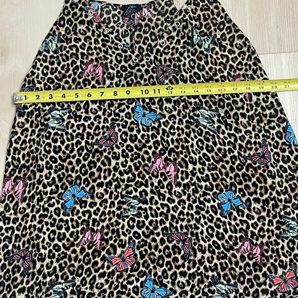 Rue 21  Animal Print Butterflies Semi Sheer Flowy Top Plus Size 4X - Picture 7 of 8